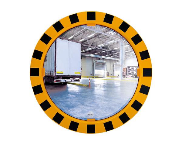Industriespiegel gelb/schwarz aus Polymir & P.A.S
