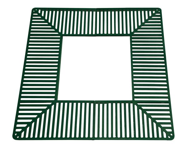 Baumroste Silaos® Farbe:RAL 6005|Länge:1 500 x 1 500 mm