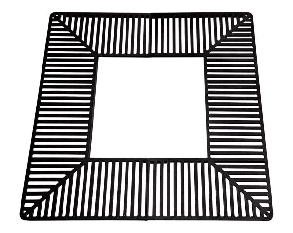 Baumroste Silaos® Farbe:RAL 9005|Länge:1 500 x 1 500 mm