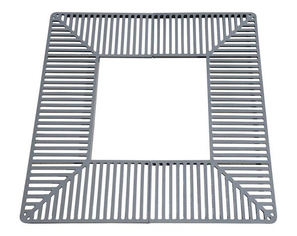 Baumroste Silaos® Farbe:Procity grau|Länge:1 300 x 1 300 mm