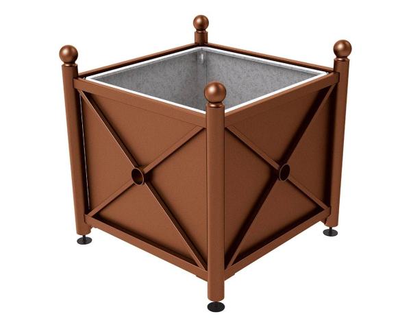 Pflanzbehälter Province aus Stahl - Kugel