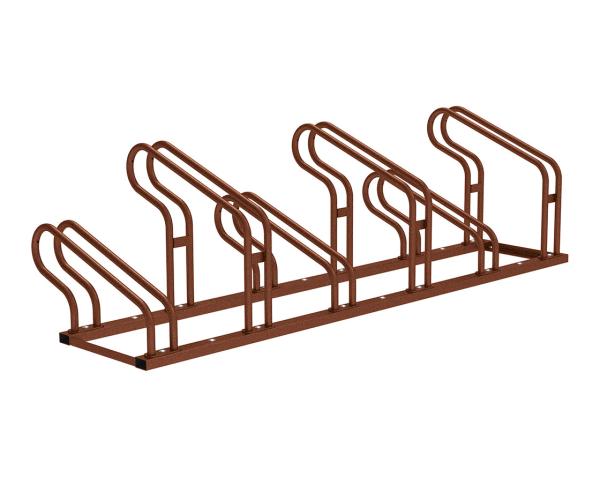 Fahrradständer mit versetzten Plätzen Optimum