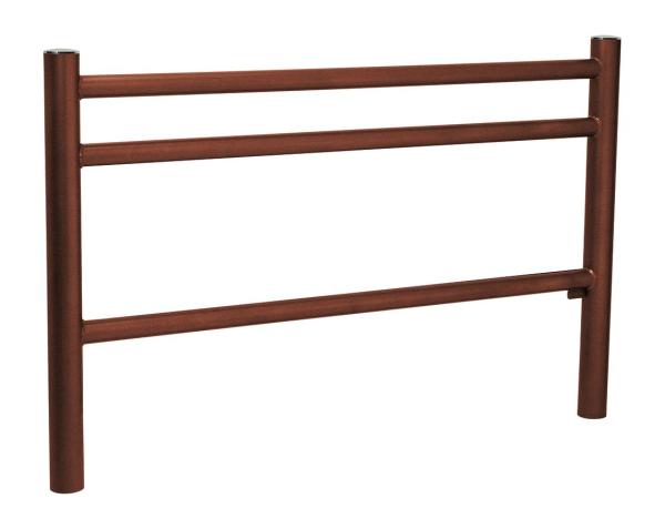 Stadtgeländer Trio gebürsteter Edelstahl