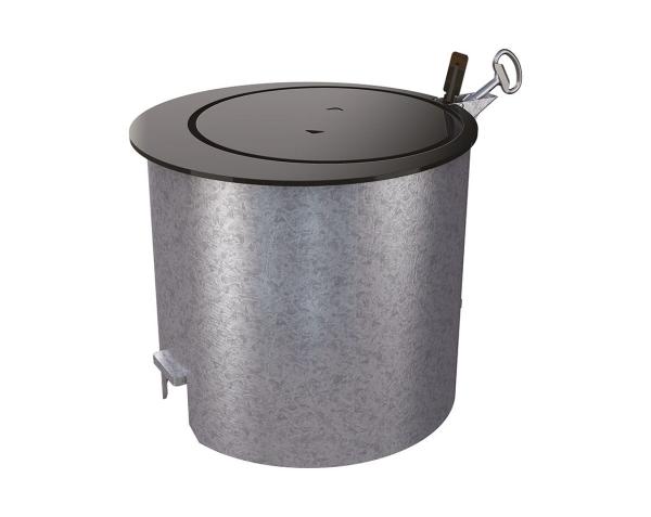 Verriegelbare bodenhulse fur poller