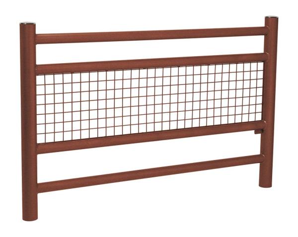 Stadtgeländer Linea gebürsteter Edelstahl