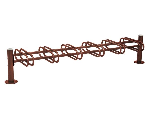 Fahrradständer Province gebürsteter Edelstahl