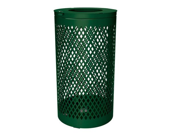 Abfallkorb Raute Standard Farbe:RAL 6005