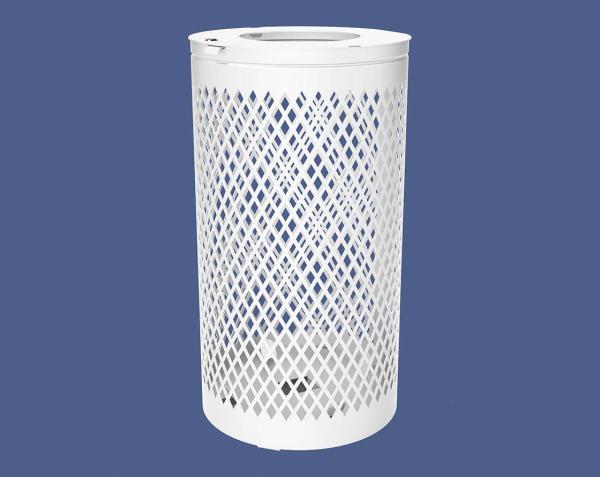 Abfallkorb Raute Standard Farbe:RAL 9010