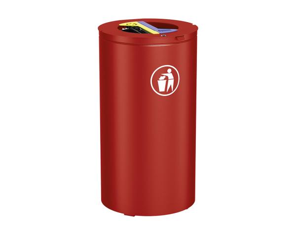 Abfalltrennsystem Olbia Farbe:RAL 3004