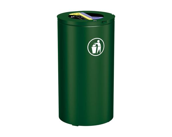 Abfalltrennsystem Olbia Farbe:RAL 6005