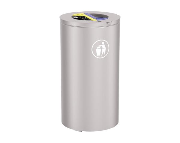 Abfalltrennsystem Olbia Farbe:RAL 7044