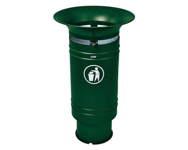 Abfallbehälter Cergy 60 Liter Farbe:RAL 6005