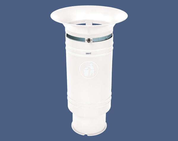 Abfallbehälter Cergy 60 Liter Farbe:RAL 9010
