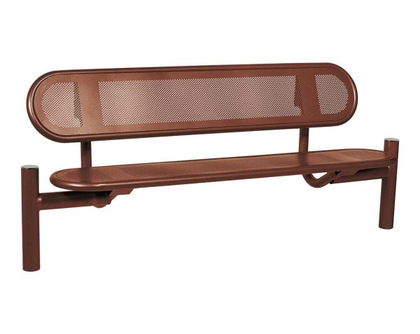 Sitzbank Estoril gebürsteter Edelstahl