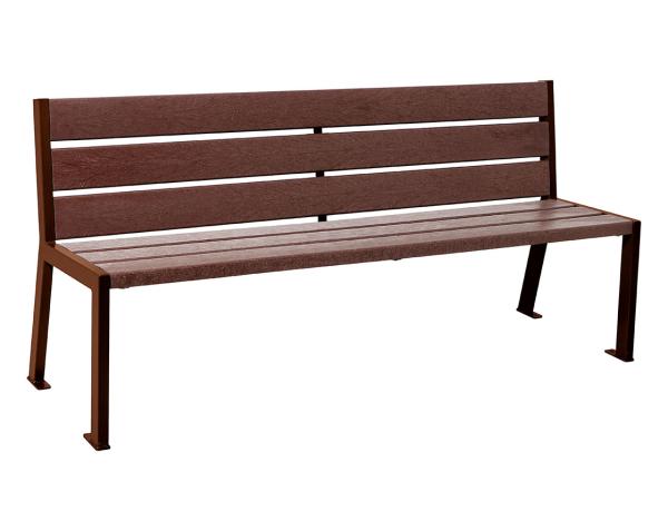 Sitzbank Silaos® aus Recycling-Kunststoff