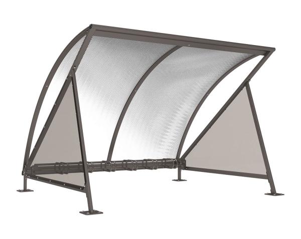 Fahrradüberdachung Halbmond