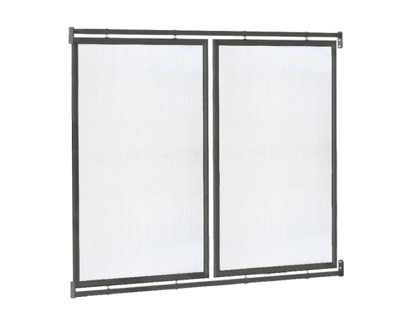 Seiten- und Rückwandverkleidung für Fahrradüberdachung Vierkantrohr „XXL”