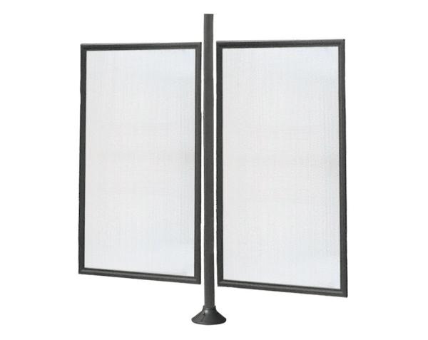 Seiten- und Rückwandverkleidung für Fahrradüberdachung Province