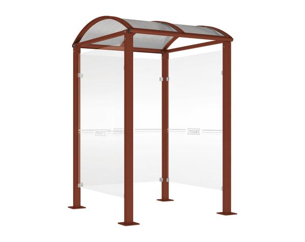 Automatenüberdachung Vierkantrohr