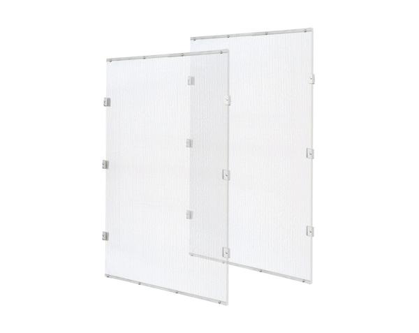 Seiten- und Rückwandverkleidung für Fahrradüberdachung Eco