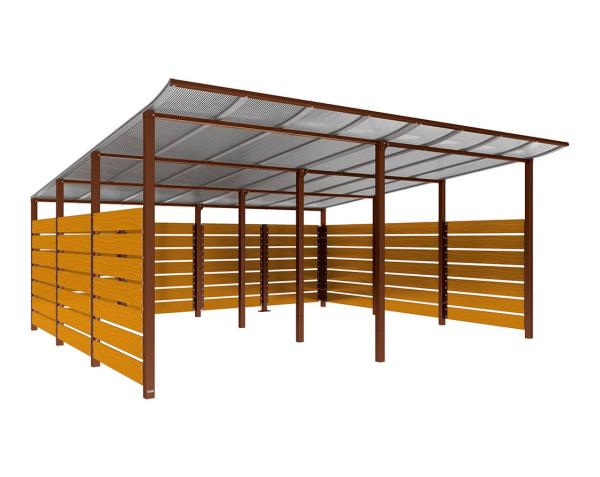 Container-Überdachung Modulo