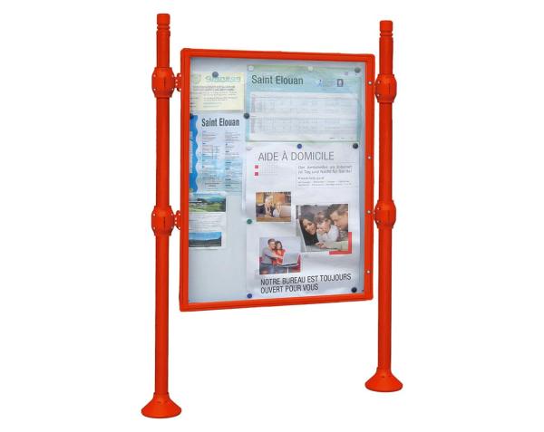 Informationskasten Procince City Farbe:RAL 3020|Länge:B 1200 x H 1600 mm|Struktur:Grundmodell|Weitere Merkmale:Einseitig|Titelleisten:Ohne Titelleiste