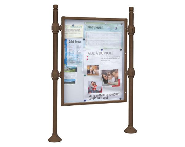 Informationskasten Procince City Farbe:RAL 8017|Länge:B 1200 x H 1600 mm|Struktur:Grundmodell|Weitere Merkmale:Einseitig|Titelleisten:Ohne Titelleiste