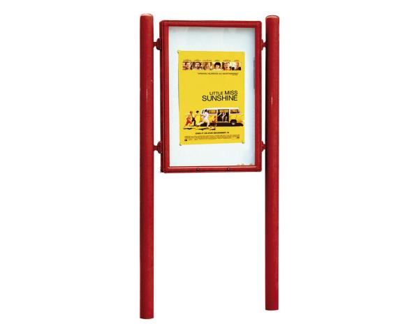 Informationskasten Vega Farbe:RAL 3004|Struktur:Doppelseitig|Abmessungen:B 900 x H 1255 mm
