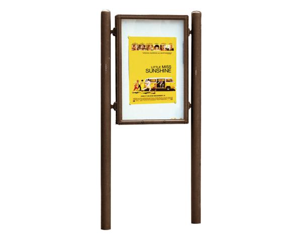 Informationskasten Vega Farbe:RAL 8017|Struktur:Doppelseitig|Abmessungen:B 900 x H 1255 mm