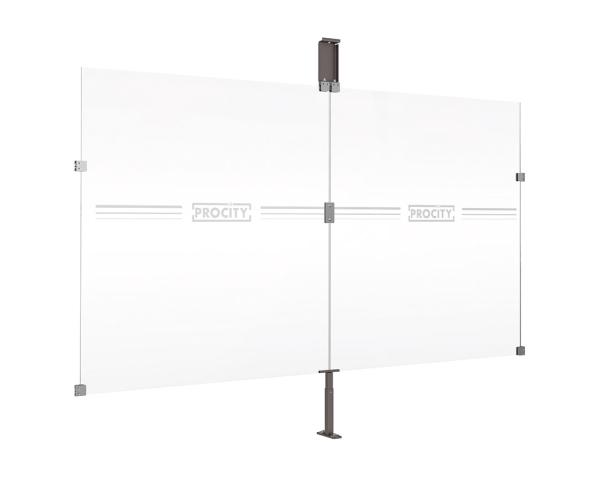 Rückwandverkleidung für Fahrradüberdachung Modulo