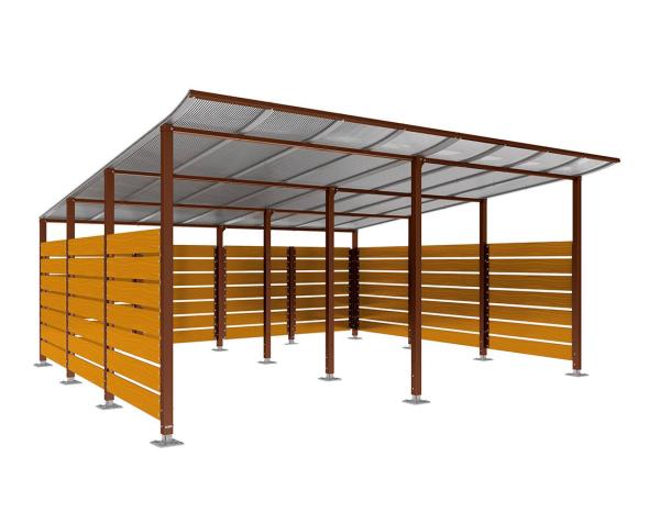 Container-Überdachung Modulo
