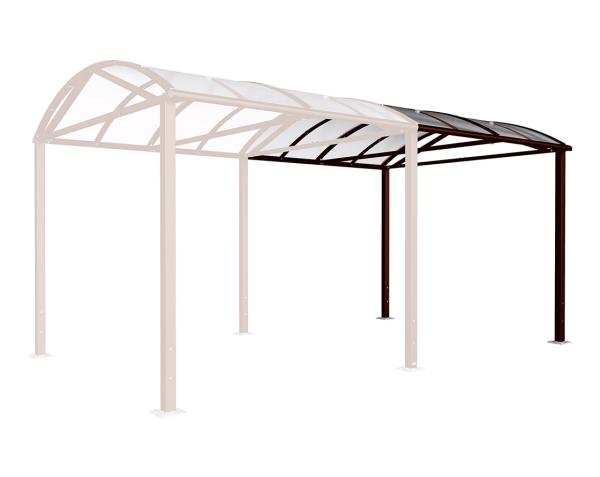 Wegüberdachung Vierkantohr "L"