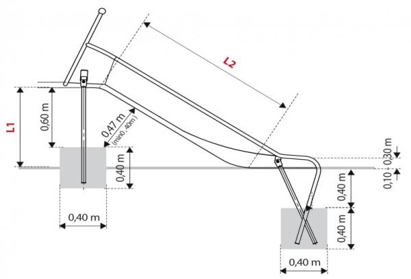 ELIRI 3,84m Hangrutsche