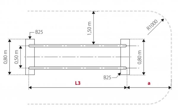 RELO 3,55 m Hangrutsche